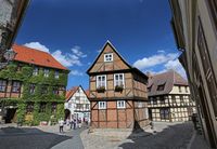 In der UNESCO-Welterbestadt Quedlinburg