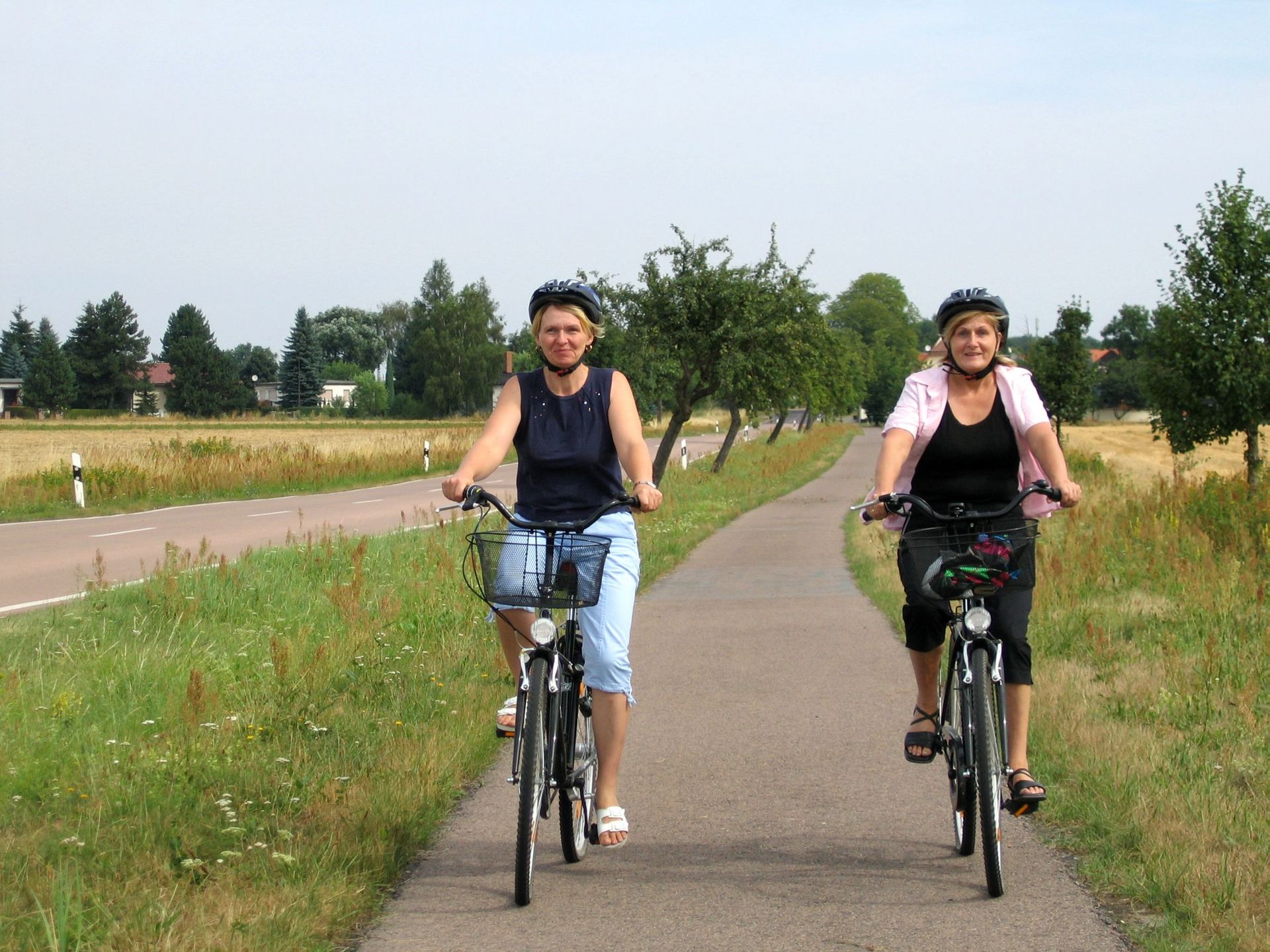 Radfahrer im Naturpark Fläming