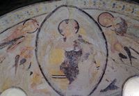 Fresco-Secco-Malereien in der Dorfkirche St. Thomas in Pretzien