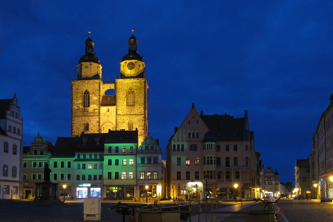 Die Lutherstadt Wittenberg am Abend,  Foto: Sophie Schmid
